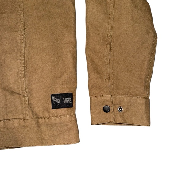 Men's Brown Jacket with Hood - Picture 2 of 5